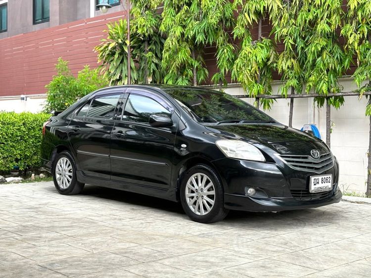 Toyota Vios 2010 Sedan เบนซิน ไม่ติดแก๊ส เกียร์อัตโนมัติ ดำ รูปที่ 1