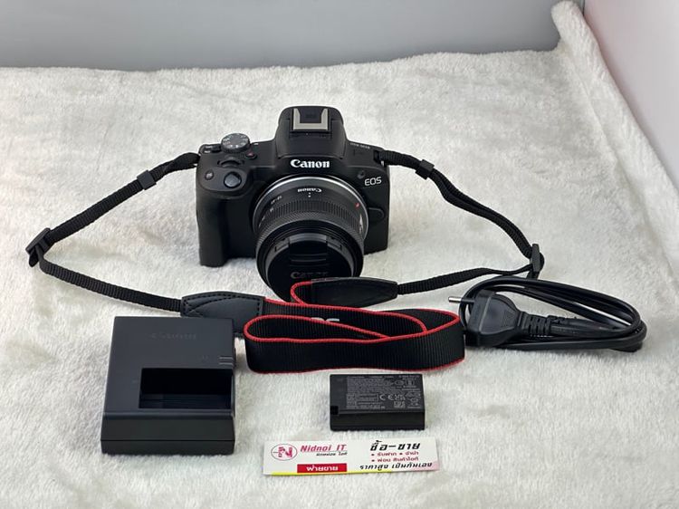 กล้องมิลเลอร์เลส Canon EOS R50 ประกันศูนย์ไทยเหลือ พร้อมเลนส์ Canon RF-S 18-45mm f 4.5-6.3 IS STM (CA0255)