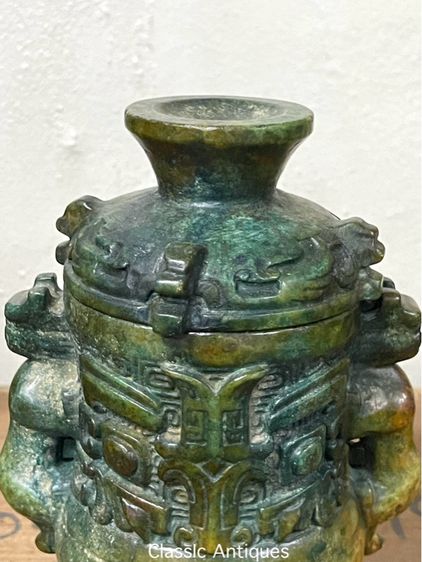 กระถางหิน แกะสลักสะสมB2 รูปที่ 2