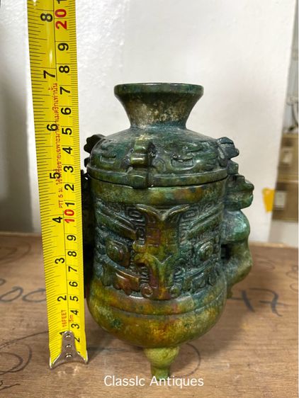 กระถางหิน แกะสลักสะสมB2 รูปที่ 15