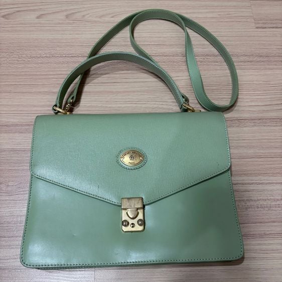 ขายกระเป๋า Vintage Michel Angelo สีเขียวมิ้นท์