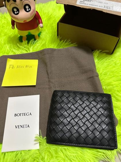 อื่นๆ หนังแท้ ดำ กระเป๋าสตางค์ bottega veneta มือ2สภาพเก็บไม่ค่อยได้ใช้