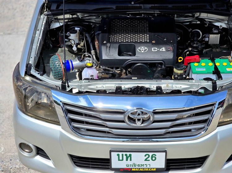 Toyota Hilux Vigo Champ 2013 Smart Cab 2.5 E Pickup ดีเซล ไม่ติดแก๊ส เกียร์ธรรมดา บรอนซ์เงิน รูปที่ 3