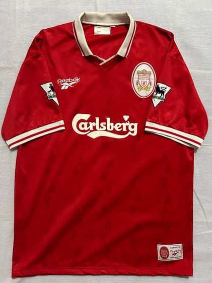 เสื้อเจอร์ซีย์ Reebok ผู้ชาย แดง เสื้อ Liverpool ปี 1997-98 (เกรด AAA)