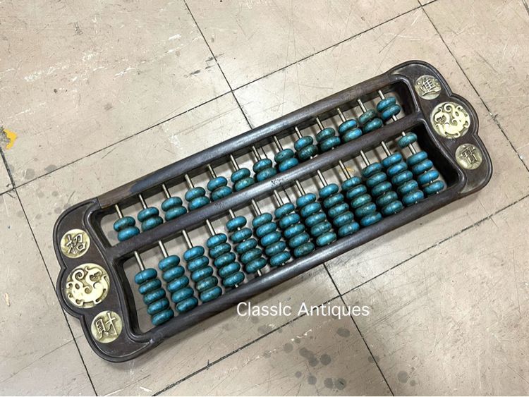 ลูกคิดจีน หินเทอควอยซ์ A15 รูปที่ 2