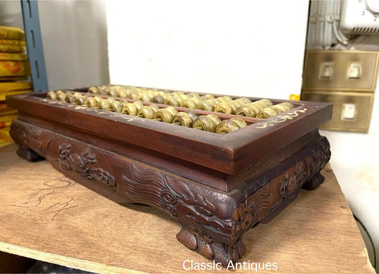 ลูกคิดจีน ตั่ง ขาสิงห์ สะสม รูปที่ 12