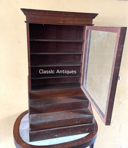 ตู้บุหรี่ ไม้สักโบราณ เก่าสะสมA4 รูปที่ 4