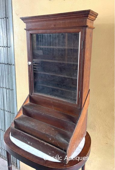 ตู้บุหรี่ ไม้สักโบราณ เก่าสะสมA4 รูปที่ 3