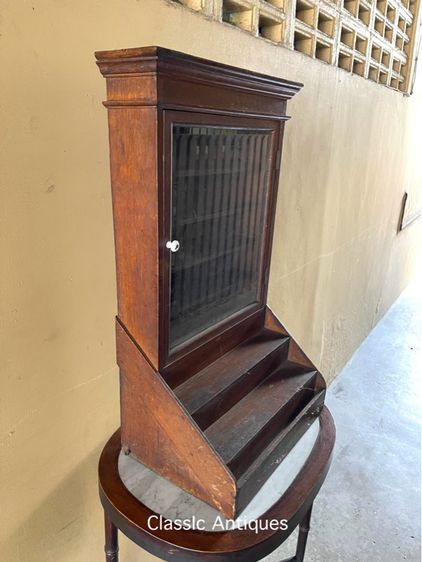 ตู้บุหรี่ ไม้สักโบราณ เก่าสะสมA4 รูปที่ 5