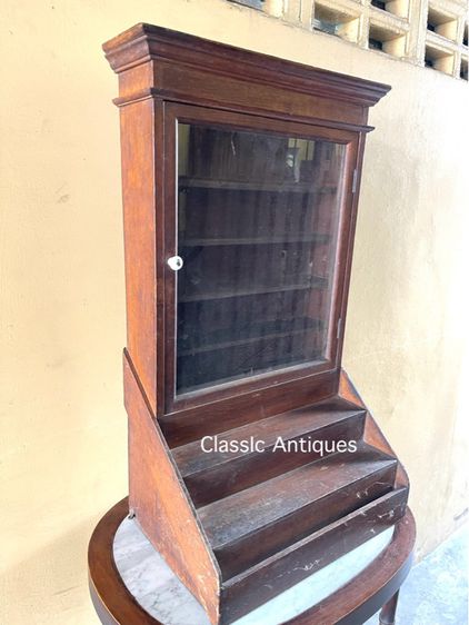 ตู้บุหรี่ ไม้สักโบราณ เก่าสะสมA4 รูปที่ 2