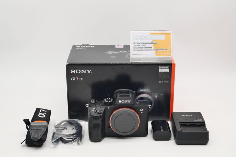 กล้องมิลเลอร์เลส ไม่กันน้ำ กล้อง Sony a7R III ชัตเตอร์ 38.xxx ราคา 37500