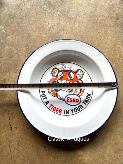 จาน เอสโซ่ ESSOเก่าสะสมA2 รูปที่ 4