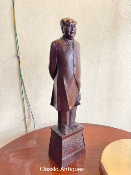 ท่านประธาน เหมา เจ๋อ ตุง ไม้แกะสลักสะสม รูปที่ 2