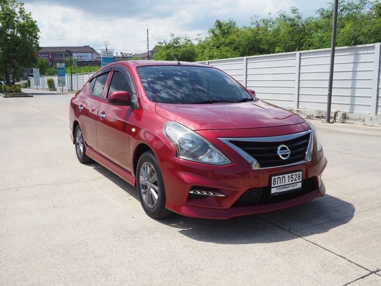 Nissan Almera 2018 1.2 VL Sedan เบนซิน ไม่ติดแก๊ส เกียร์อัตโนมัติ แดง รูปที่ 1