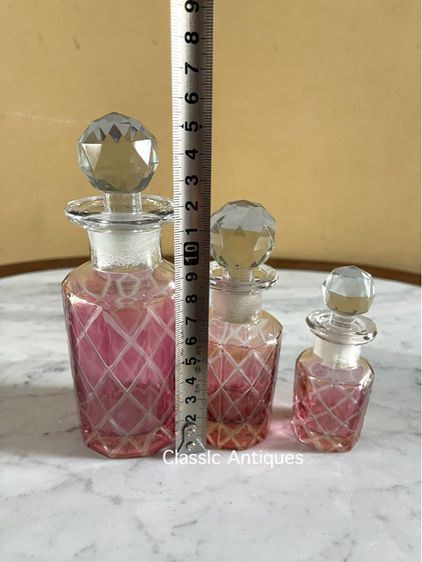 ขวดน้ำหอม แก้วเจียลาย สะสมA2 รูปที่ 5