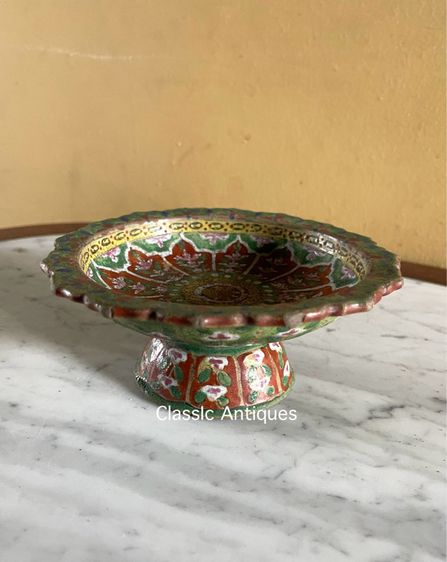 พานดิน สมัยอยุธยา เก่าโบราณสะสม รูปที่ 2