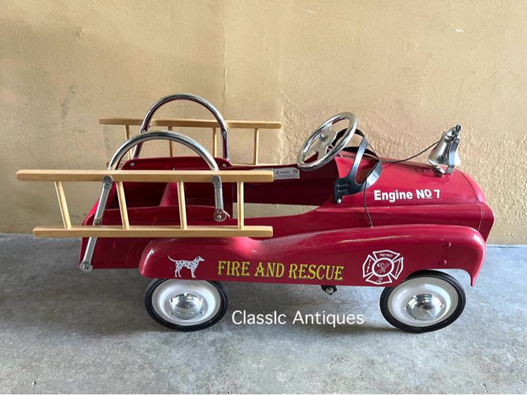 รถถีบเด็ก รถดับเพลิงทรงคลาสิคสะสม รูปที่ 3
