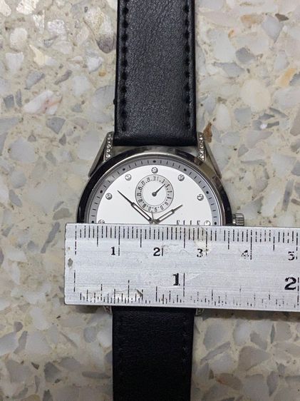 นาฬิกายี่ห้อ ELLE  ควอทซ์  ของแท้มือสอง สแตนเลส สายเปลี่ยนใหม่หัวสายเดิม  900฿ รูปที่ 9