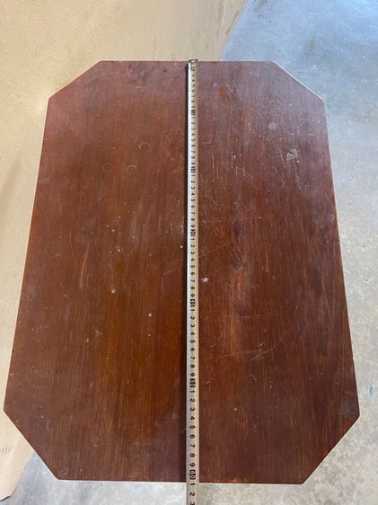 โต๊ะไม้สัก แปดเหลี่ยมขาแหลมสะสม รูปที่ 9