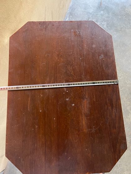 โต๊ะไม้สัก แปดเหลี่ยมขาแหลมสะสม รูปที่ 10