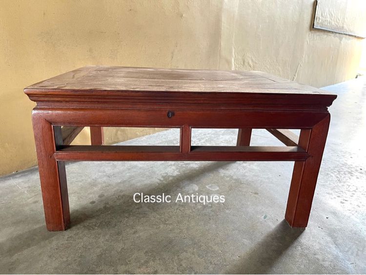 ตั่งไม้สัก โบราณเก่าสะสม รูปที่ 3