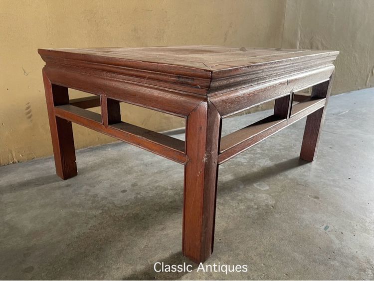 ตั่งไม้สัก โบราณเก่าสะสม รูปที่ 10