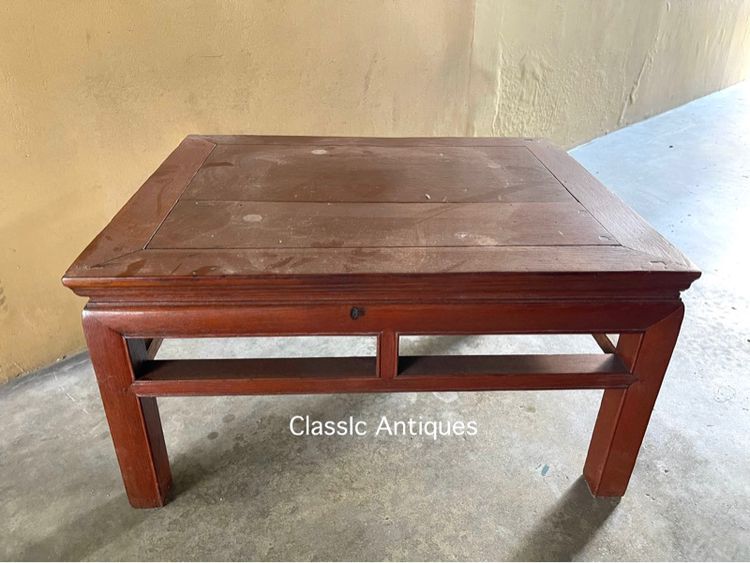 ตั่งไม้สัก โบราณเก่าสะสม รูปที่ 5