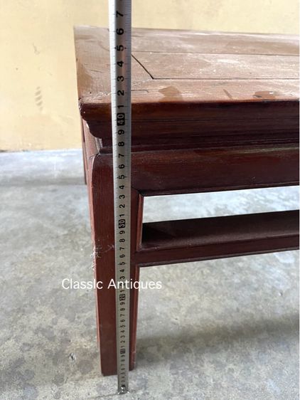 ตั่งไม้สัก โบราณเก่าสะสม รูปที่ 16