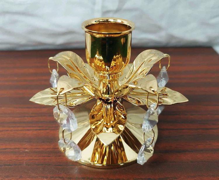 Crystal Temptations  เชิงเทียนคริสตัล ดีไลท์ ออสเตรีย เชิงเทียนชุบทอง 24K นำเข้าจากญี่ปุ่น รูปที่ 2