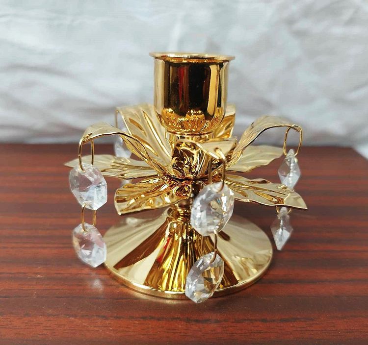 Crystal Temptations  เชิงเทียนคริสตัล ดีไลท์ ออสเตรีย เชิงเทียนชุบทอง 24K นำเข้าจากญี่ปุ่น