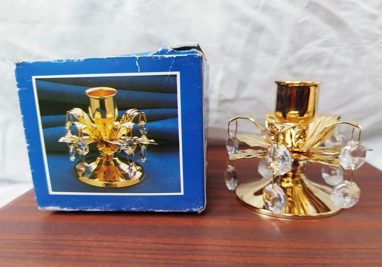 Crystal Temptations  เชิงเทียนคริสตัล ดีไลท์ ออสเตรีย เชิงเทียนชุบทอง 24K นำเข้าจากญี่ปุ่น รูปที่ 5