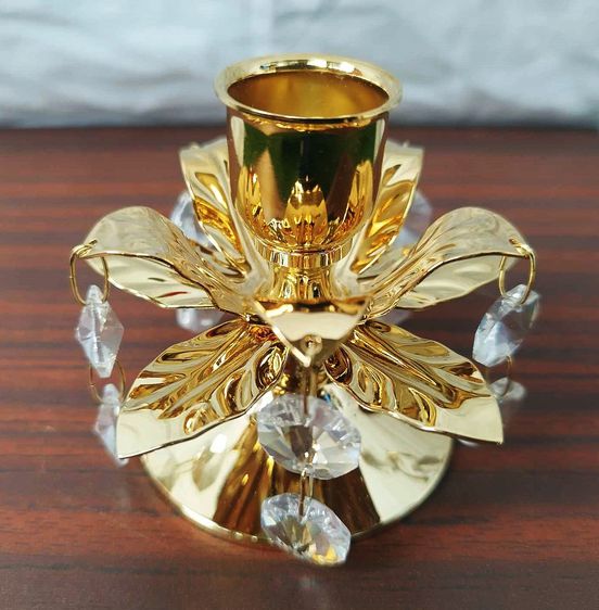 Crystal Temptations  เชิงเทียนคริสตัล ดีไลท์ ออสเตรีย เชิงเทียนชุบทอง 24K นำเข้าจากญี่ปุ่น รูปที่ 3