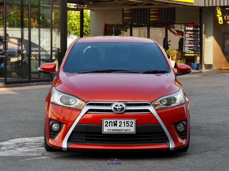 Toyota Yaris 2014 1.5 G Sedan เบนซิน ไม่ติดแก๊ส เกียร์อัตโนมัติ ส้ม รูปที่ 3