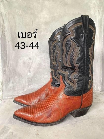รองเท้าบู๊ท หนังแท้ Tony Lama รองเท้าบูทคาวบอย  สไตล์คาวบอยตะวันตก  Made in Usa 