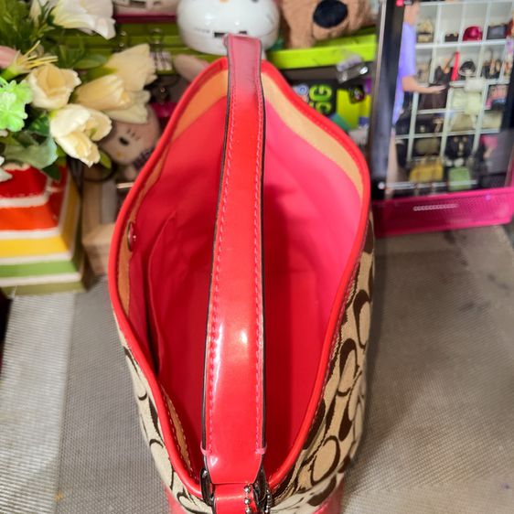 กระเป๋าสะพายCoach แท้ สีแดง รูปที่ 11