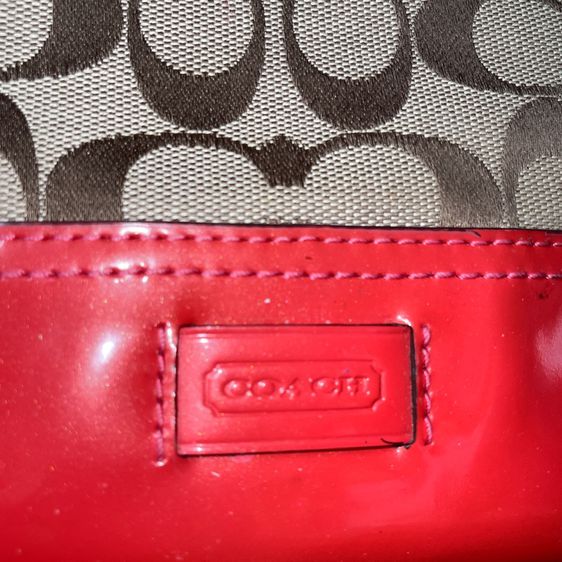 กระเป๋าสะพายCoach แท้ สีแดง รูปที่ 10