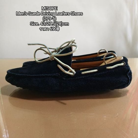 MISOPE
Men’s Suede Driving Loafers Shoes
(279-1)
Size. 43ยาว27.5(28)cm
ราคา 690฿
