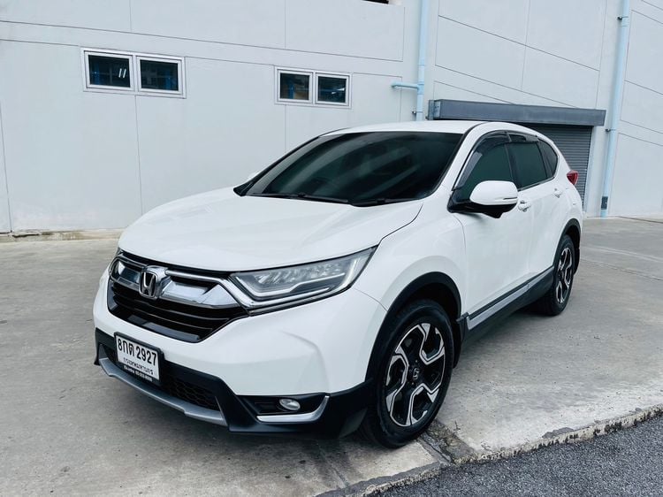 Honda CR-V 2018 2.4 ES 4WD Utility-car เบนซิน ไม่ติดแก๊ส เกียร์อัตโนมัติ ขาว