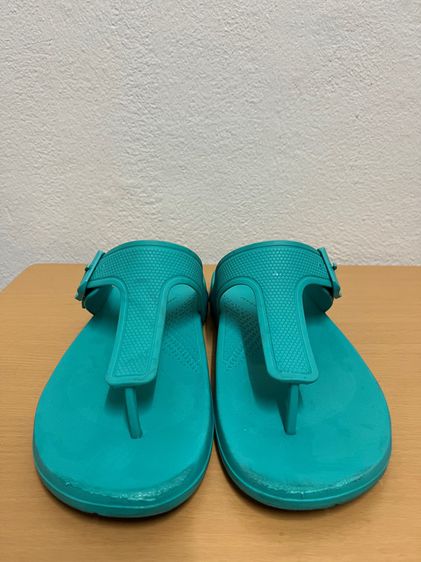 รองเท้ายางซิลิโคน กันน้ำ ลุยน้ำ ลุยฝน fitflop Iqushion ขนาด 6 UK 39 EU สีฟ้าเทอคอย ส่งต่อ รูปที่ 16