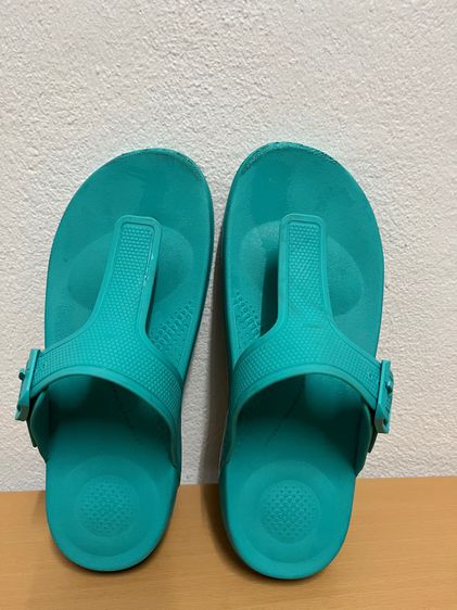 รองเท้ายางซิลิโคน กันน้ำ ลุยน้ำ ลุยฝน fitflop Iqushion ขนาด 6 UK 39 EU สีฟ้าเทอคอย ส่งต่อ รูปที่ 18