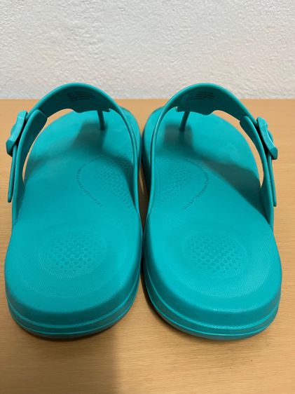 รองเท้ายางซิลิโคน กันน้ำ ลุยน้ำ ลุยฝน fitflop Iqushion ขนาด 6 UK 39 EU สีฟ้าเทอคอย ส่งต่อ รูปที่ 7