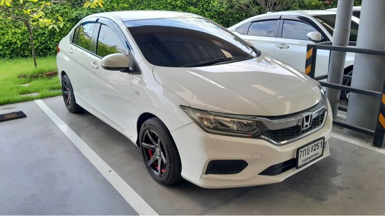 Honda City 2018 1.5 S Sedan เบนซิน ไม่ติดแก๊ส เกียร์อัตโนมัติ ขาว