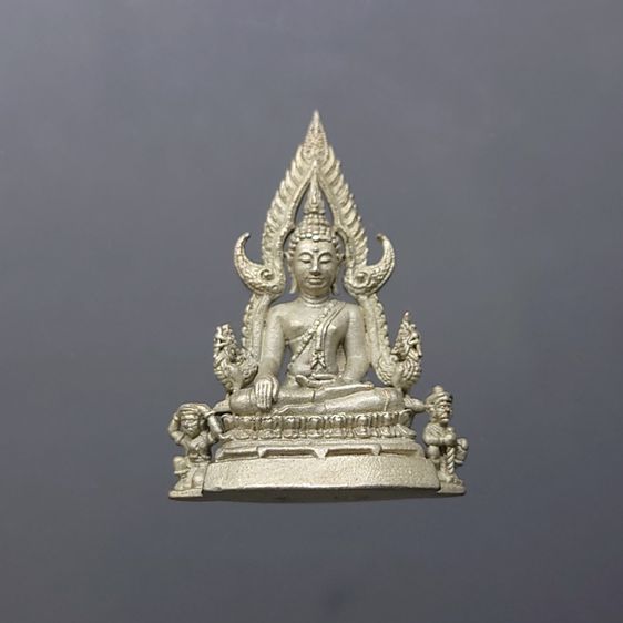พระพุทธชินราช สมเด็จพระนเรศวรมหาราช รุ่นมหาจักรพรรดิ เนื้อเงิน วัดพระศรีรัตนมหาธาตุวรมหาวิหาร พ.ศ.2555 พร้อมตลับเดิม รูปที่ 3