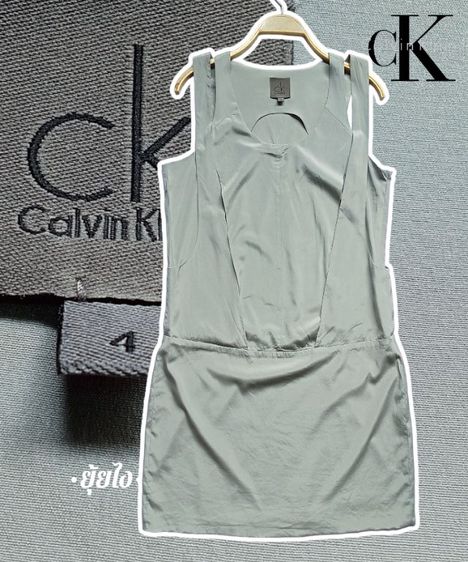 Calvin Klein เดรส | จั๊มสูท เทา ไม่มีแขน Calvin Kliein อก38" 