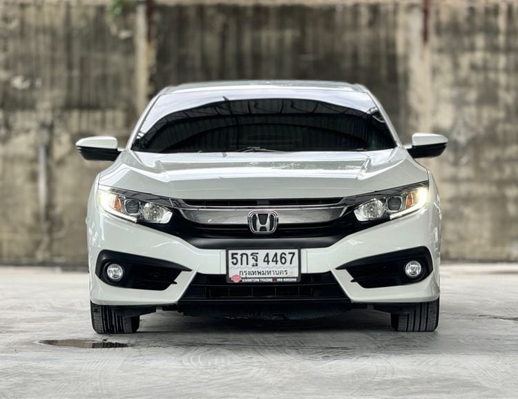 Honda Civic 2016 1.8 EL i-VTEC Sedan เบนซิน ไม่ติดแก๊ส เกียร์อัตโนมัติ ขาว รูปที่ 3