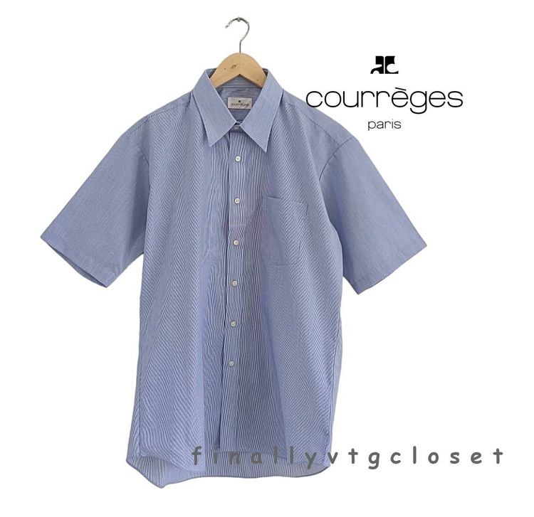 COURREGER new without tag Striped Shirt