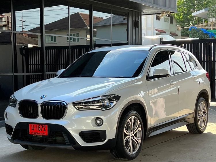 BMW X1 2019 1.5 sDrive18i xLine Utility-car เบนซิน ไม่ติดแก๊ส เกียร์อัตโนมัติ ขาว