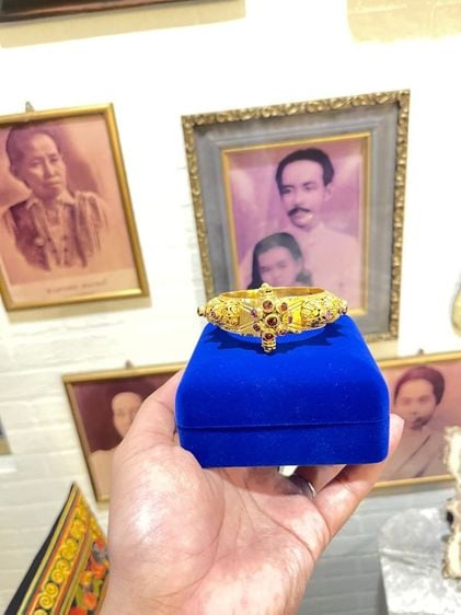 จิวเวอรี่เก่า กำไลทับทิม แหวนเพชรซีก 100ปี 