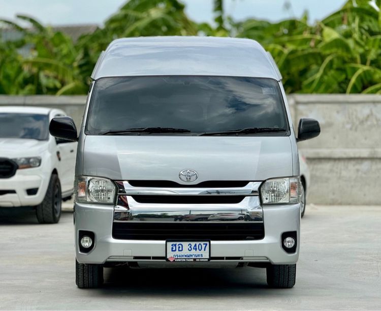 Toyota Commuter 2017 3.0 Van ดีเซล ไม่ติดแก๊ส เกียร์อัตโนมัติ เทา รูปที่ 2