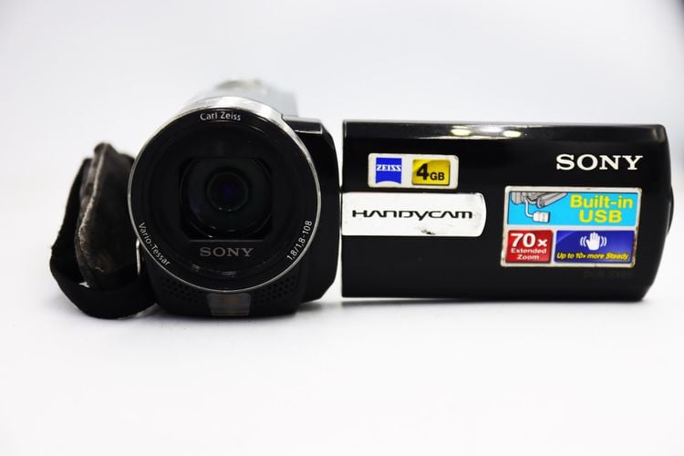 Sony Handycam DCR-SX65E Carl Zeiss Vario-Tessar 2000X Digital zoom มีกันสั่น Touch LCD 4GB built-in กล้องวีดีโอ มือสอง เมนูไทย รูปแบบในการบั